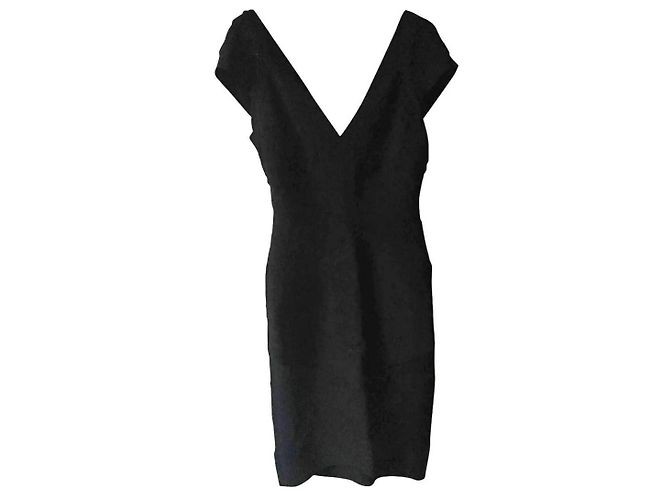 Herve Leger Kate Bandage Kleid Schwarz