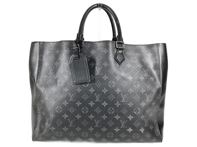 Louis Vuitton Monogram Eclipse Grand Sack Bag Black Cloth  ref.2205739
