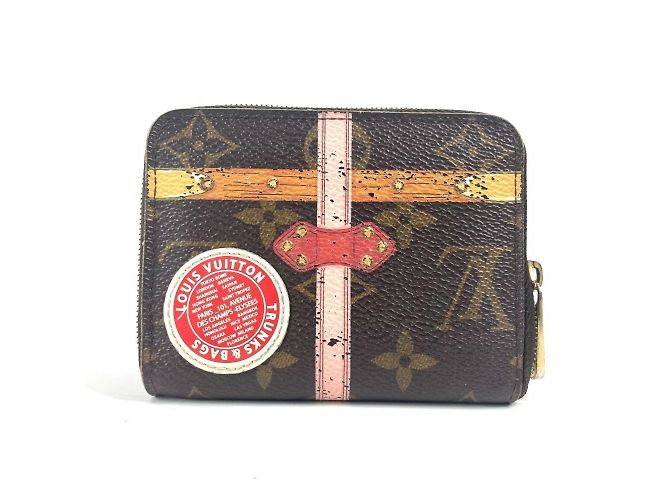 Monedero Monograma Louis Vuitton Castaño Rosa