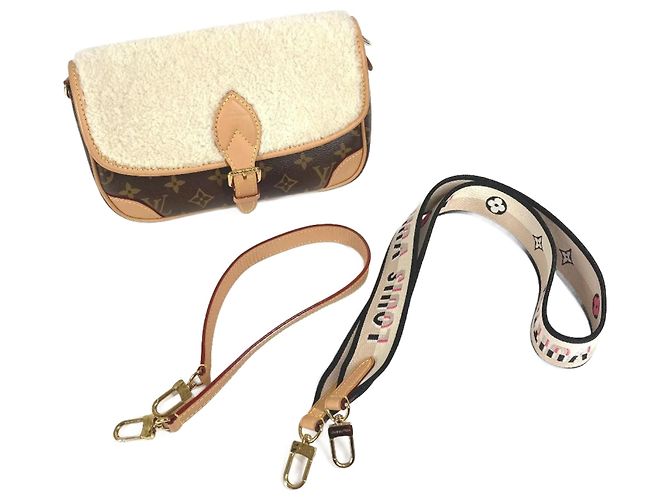 Louis Vuitton Monogram Diane NM PM Tasche Braun