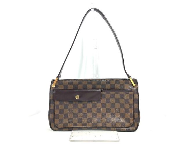 Bolsa de Ombro Damier Auburn Louis Vuitton Marrom Damier ebene