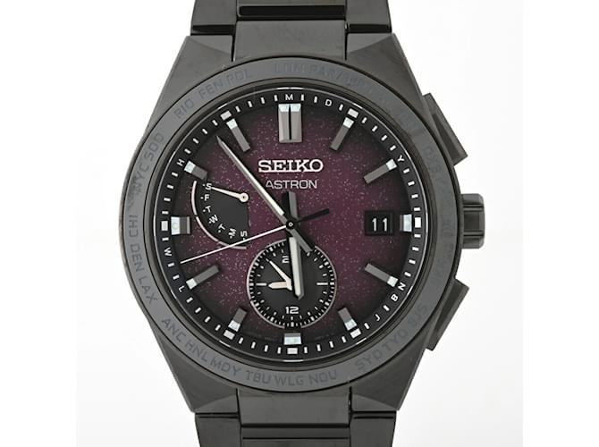 Seiko Astron SBXY055 Purple Quartz Wristwatch  ref.2205876