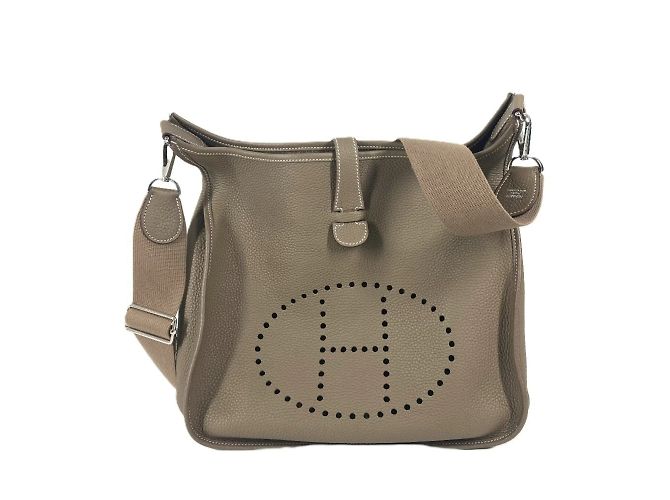 Hermès Borsa Hermes Evelyn 3 GM Beige Taupe