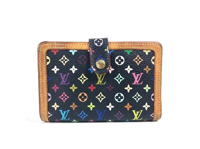 Louis Vuitton Monogram Multicolor Bi-fold Wallet Black