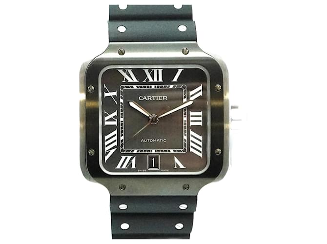 Cartier Santos WSSA0037 Grey Dial Men's Watch  ref.2206249