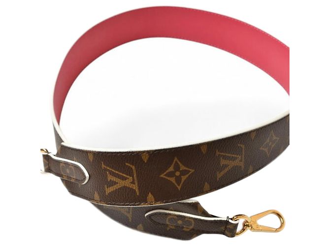 Correa de Hombro Monogram Louis Vuitton Rosa Monograma