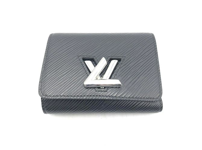Cartera compacta Twist Epi Louis Vuitton Negro