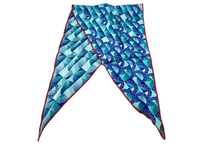 Sciarpa in seta Bulgari Diamond Multicolore