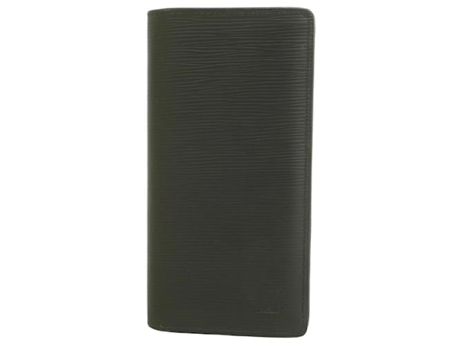 Louis Vuitton Long Wallet Epi Portefeuille Brazza M60622 Noir Black  ref.2208017