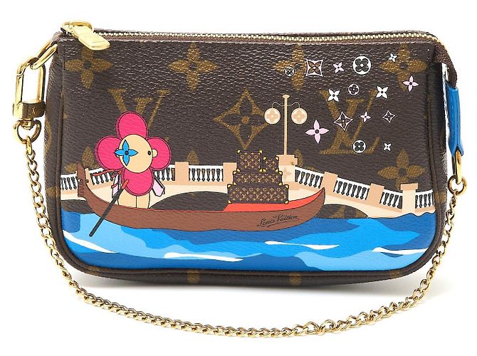 Mini Pochette Vivienne Monogram Louis Vuitton Castaño