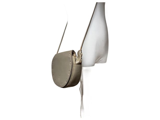 Sac en cuir vintage Givenchy 4G gris