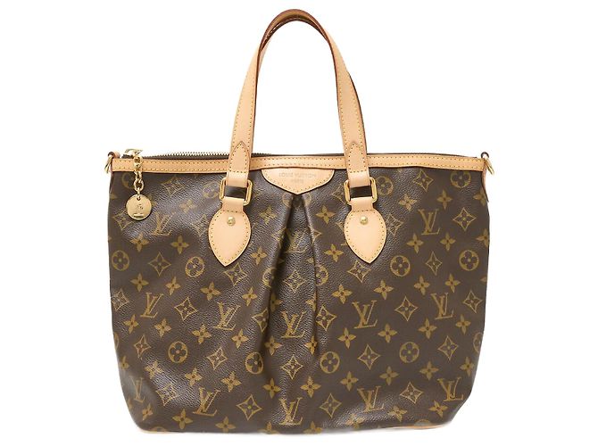 Bolsa Tote Monogram Palermo PM da Louis Vuitton Marrom