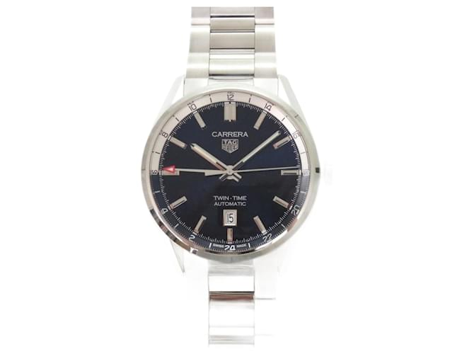 TAG Heuer Carrera Calibre 7 Twin Time Date Watch  ref.2210723