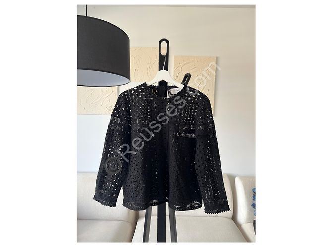 Bluse / Top “Clay” Schwarz – Ba&sh