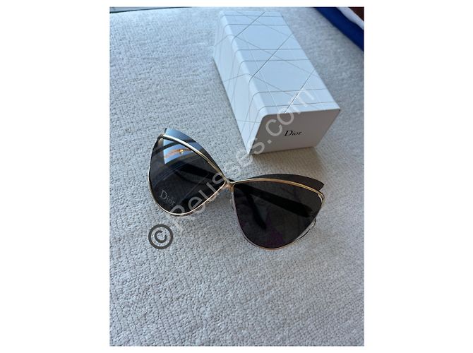 Dior Aviator-Sonnenbrille mit asymmetrischen Bügeln