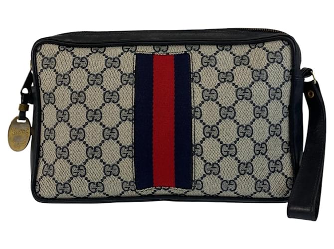 Gucci GG Supreme Navy blue Cloth  ref.2211579