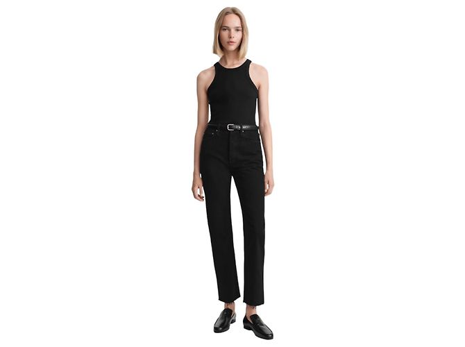 jeans negros de denim corte clásico totême US 28