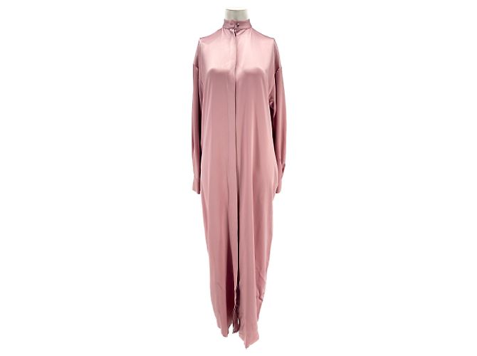 Autre Marque Vestido satinado rosa