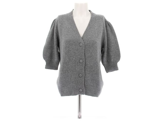 Autre Marque Kaschmir-Cardigan Grau