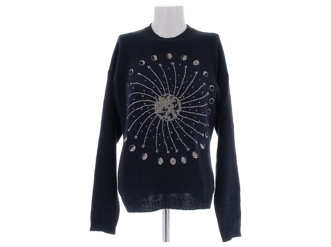 Christian Dior Schwarzer Kaschmirpullover 