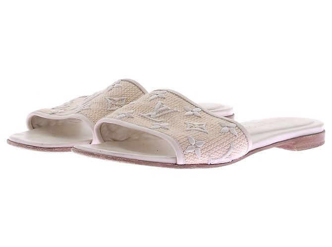 Louis Vuitton Mules plates "Revival" White