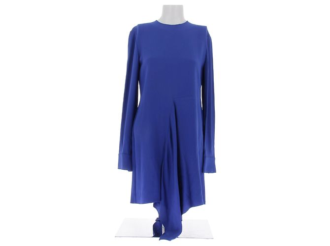 Stella Mc Cartney Vestido azul de viscosa Stella McCartney