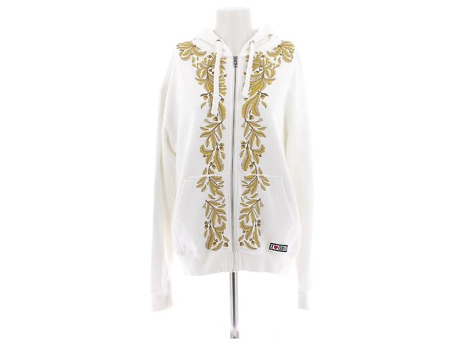 Giambattista Valli Weißer Kapuzenpullover