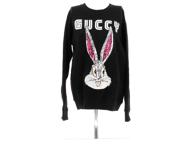 Gucci Sweatshirt "GUCCY Bugs Bunny" schwarz