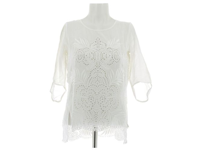 Stella Mc Cartney Blusa Stella McCartney Bianca in Cotone Bianco
