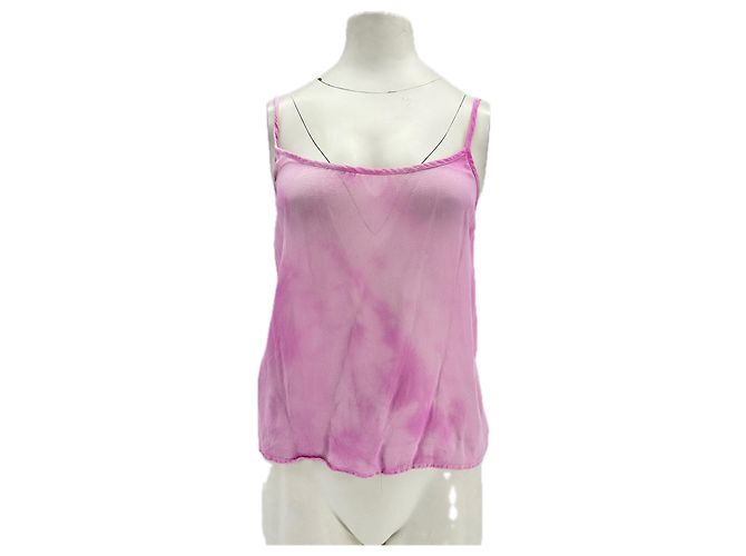 Autre Marque Top de seda roxo com alças SUNDAY SAINT-TROPEZ
