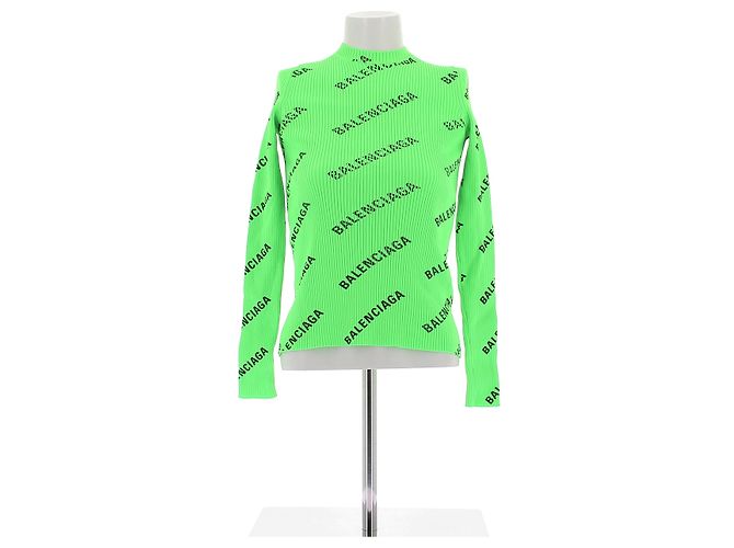 Top verde Balenciaga