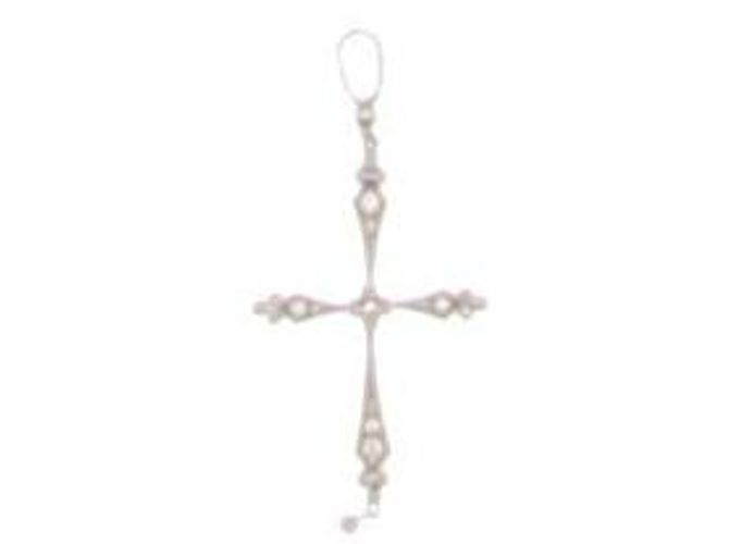 Autre Marque Pendente a croce in argento SANSOEURS