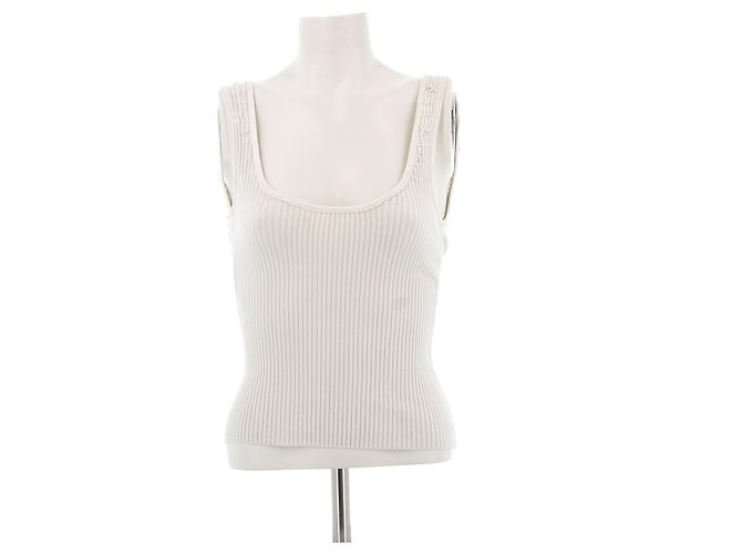 Zimmermann Camiseta de malha canelada Camelo