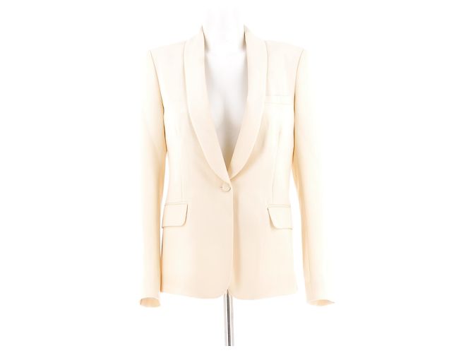 Balmain Wool Blazer Camel