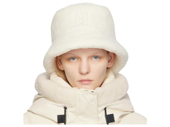 Mackage Women's Natural Off-white Bennet Bucket Hat S