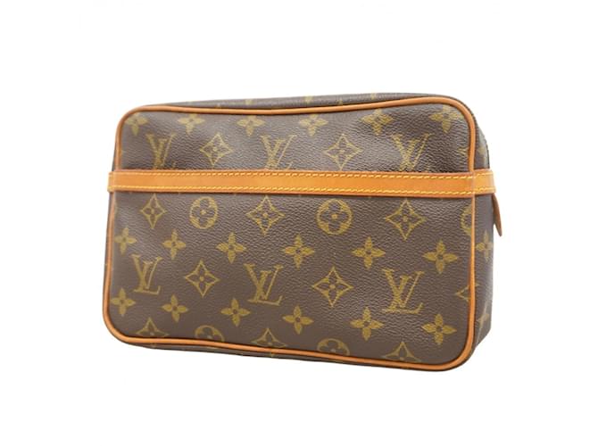 Louis Vuitton Monogram Compiegne 23 Clutch Bag Brown  ref.2213029