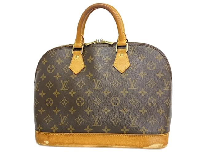Louis Vuitton Monogram Alma Handbag Brown  ref.2213383