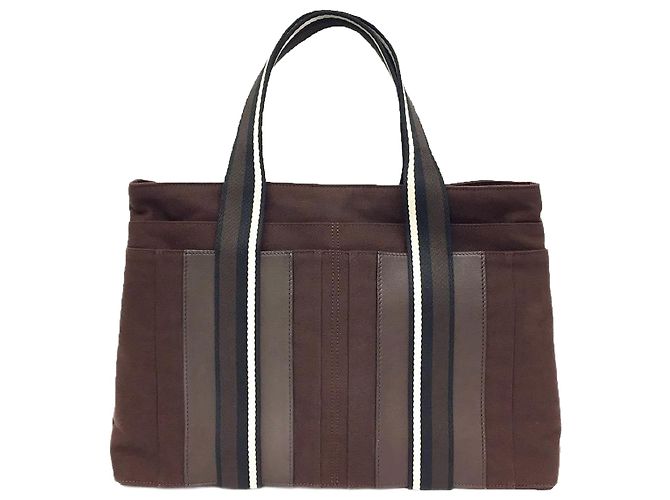 Hermès Bolsa Tote MM Horizontal Troca Hermes Marrom Chocolate