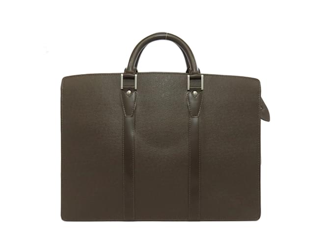 Louis Vuitton Taiga Leather Briefcase Brown  ref.2214203