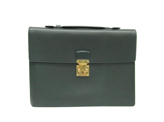 Louis Vuitton Taiga Serviette Kourad Briefcase Leather  ref.2214714