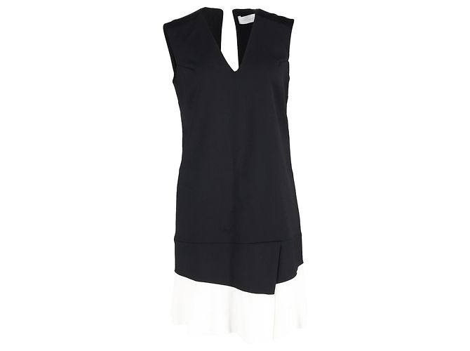 Victoria Beckham Mini Kleid aus schwarzer Seide