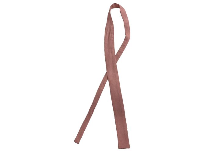 Acne Studios Textured Neck Tie in Pink Silk