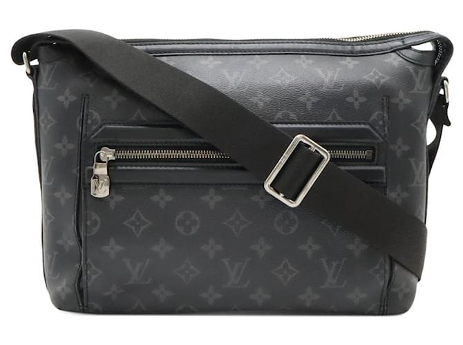 Louis Vuitton Odyssee Monogram Shoulder Bag Black Cloth  ref.2215293