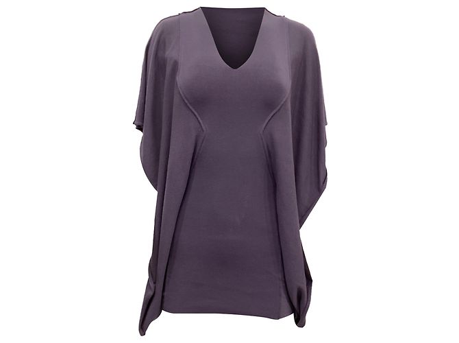 Rick Owens Tunika-Bluse aus lila Viskose