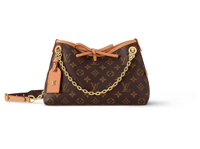 Louis Vuitton CarryAll BB Tela Monogramma Marrone