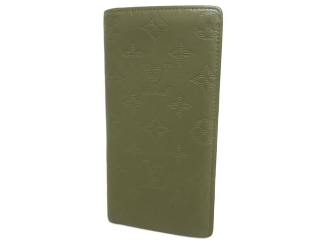 Louis Vuitton Long Wallet Monogram Shadow Portefeuille Brazza M62900 Noir Black  ref.2215953