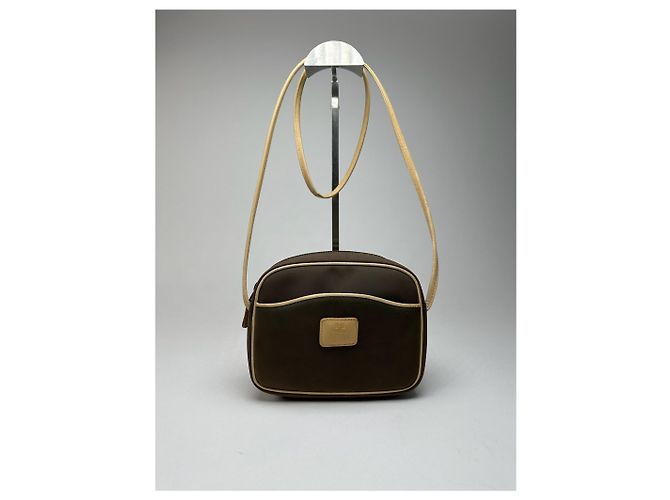 Sac vintage Courreges noir marron