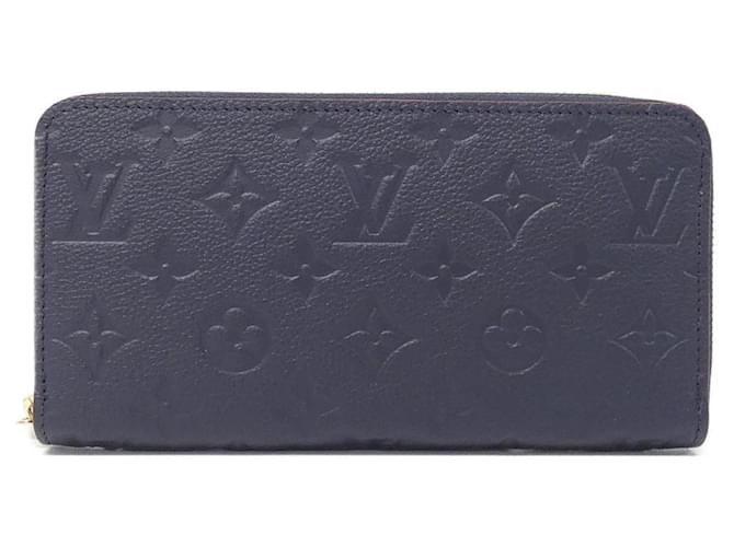 Louis Vuitton Monogram Empreinte Zippy Wallet Red Leather  ref.2216439