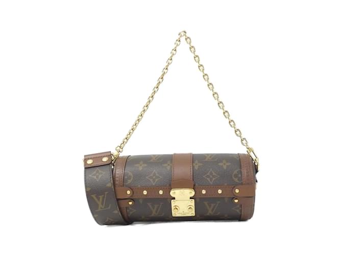 Louis Vuitton Monogram Papillon Trunk Shoulder Bag Brown Cloth  ref.2216478