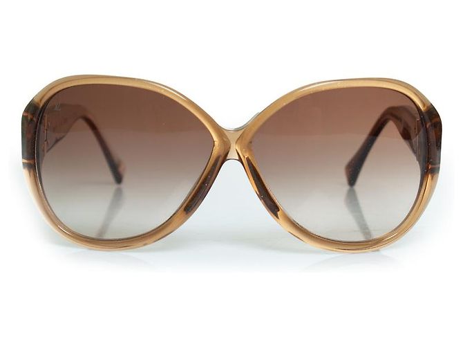 Óculos de sol oversized com glitter Soupcon da Louis Vuitton Marrom